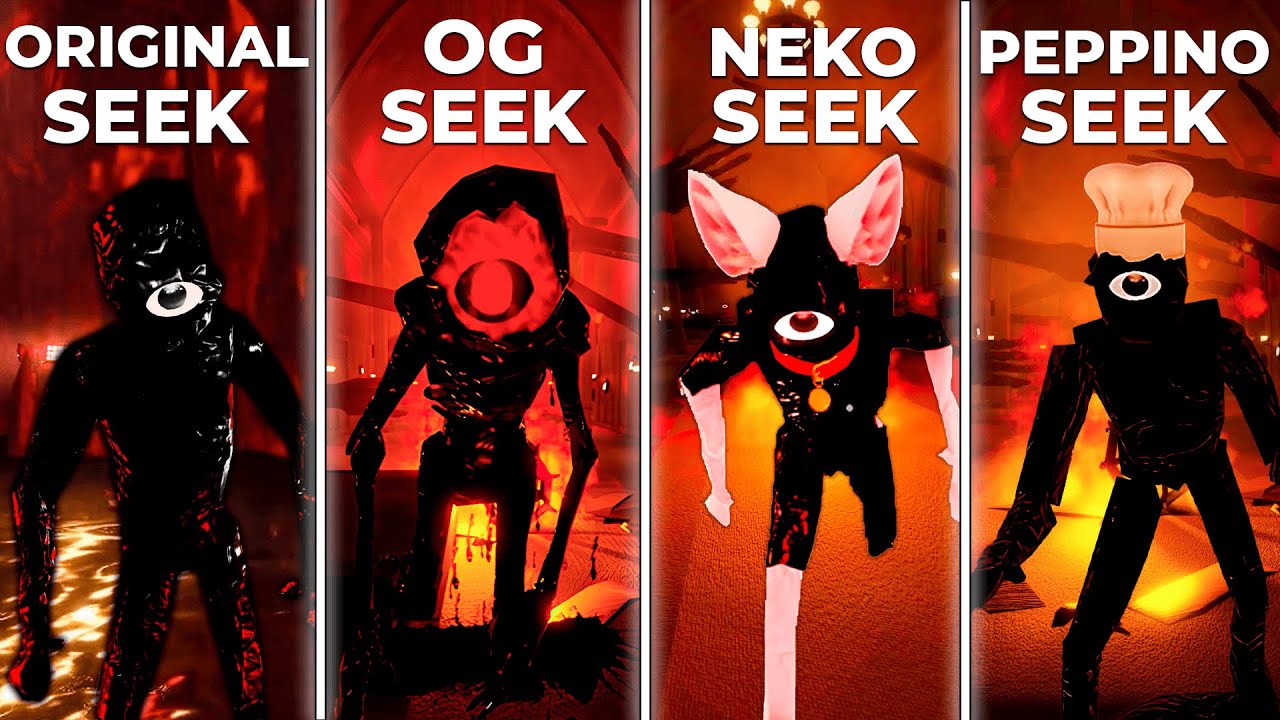DOORS Seek Chase VS 32 DIFFERENT Seek Chases