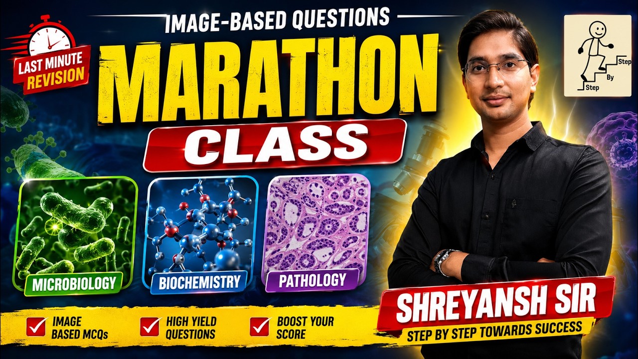 Marathon Class for AIIMS CRE 5 | Most Important Qus | #class20  #aiims#aiimscre2026  #livestream