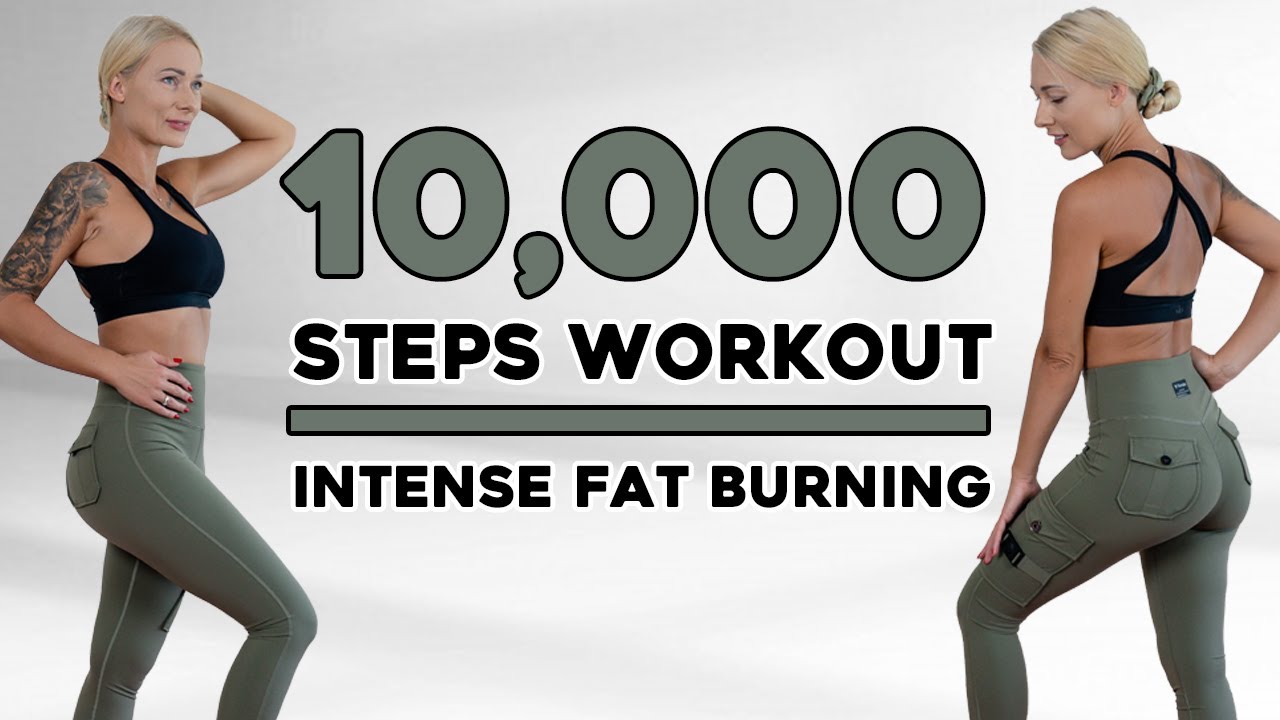 10000 Steps KNEE FRIENDLY Calorie Killer Walking Workout 🔥 10k Step Challenge Cardio Workout