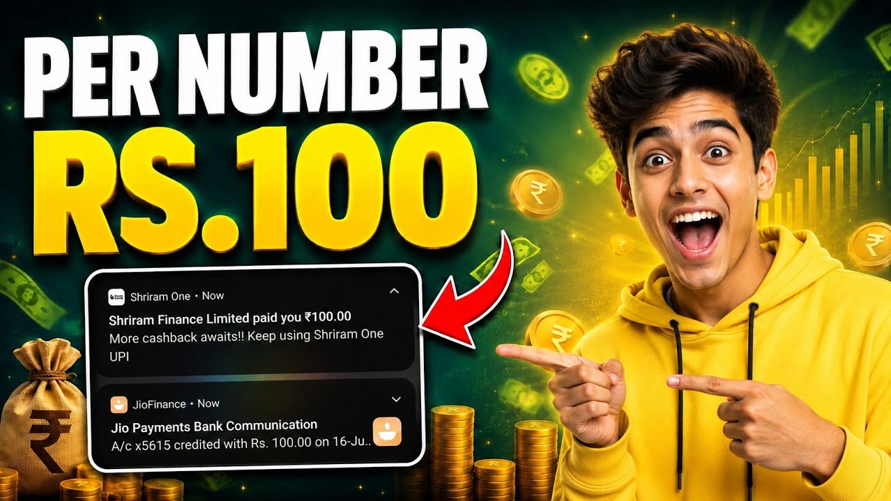 New Earning App Today | New Upi Money Earning App UpTo ₹100 | Earn Money Online Apps |🔥😎