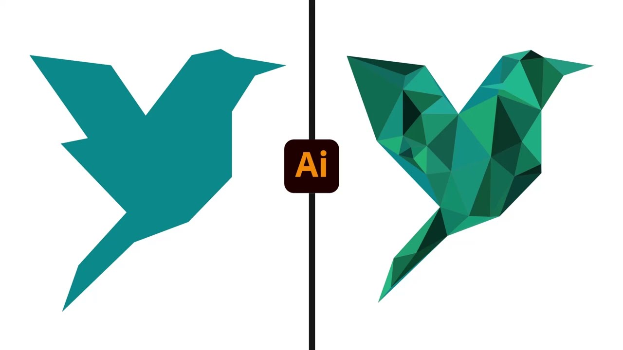 Creare Poly Art con uno script - Illustrator tutorial