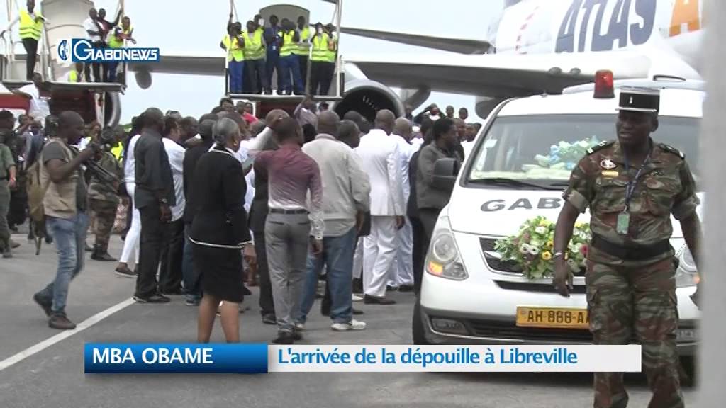 MBA OBAME : L'arrivée de la dépouille à Libreville