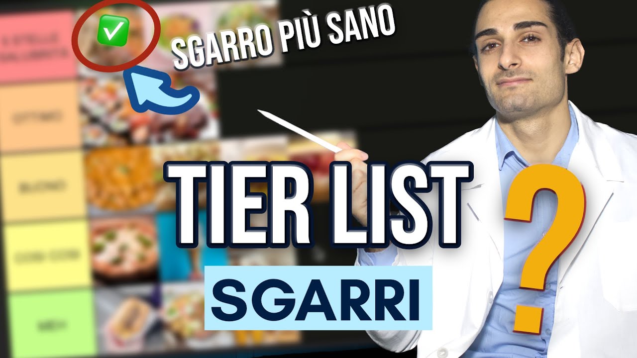Dietista Classifica gli SGARRI dal Peggiore al Migliore