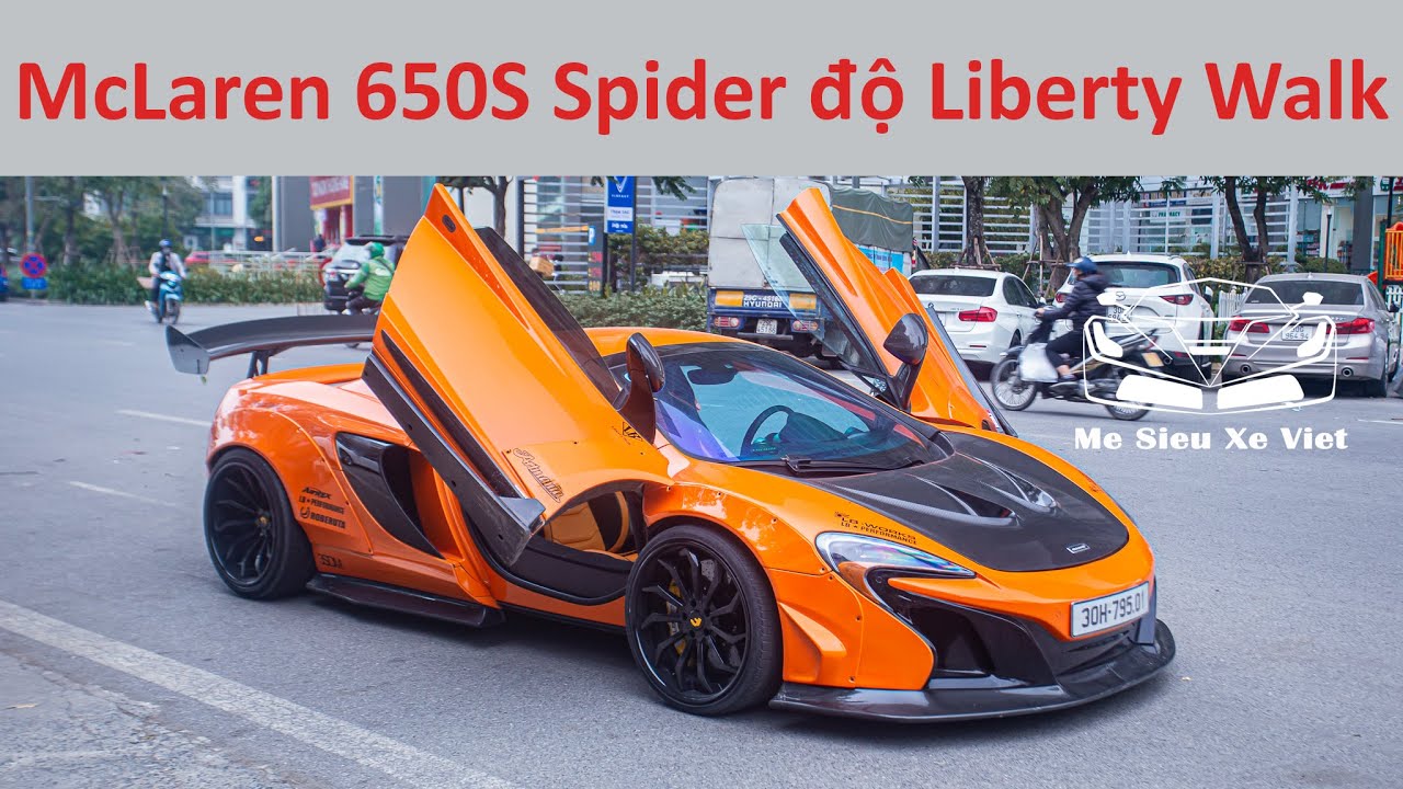 McLaren 650S độ Liberty Walk giá trên 10 tỷ cực hiếm tại Việt Nam có gì đặc biệt?