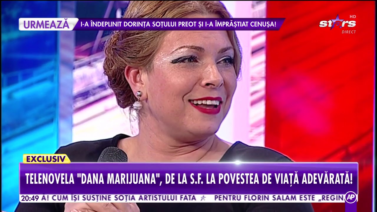 Dana Marijuana își spune poveste de viață la Showbiz Report