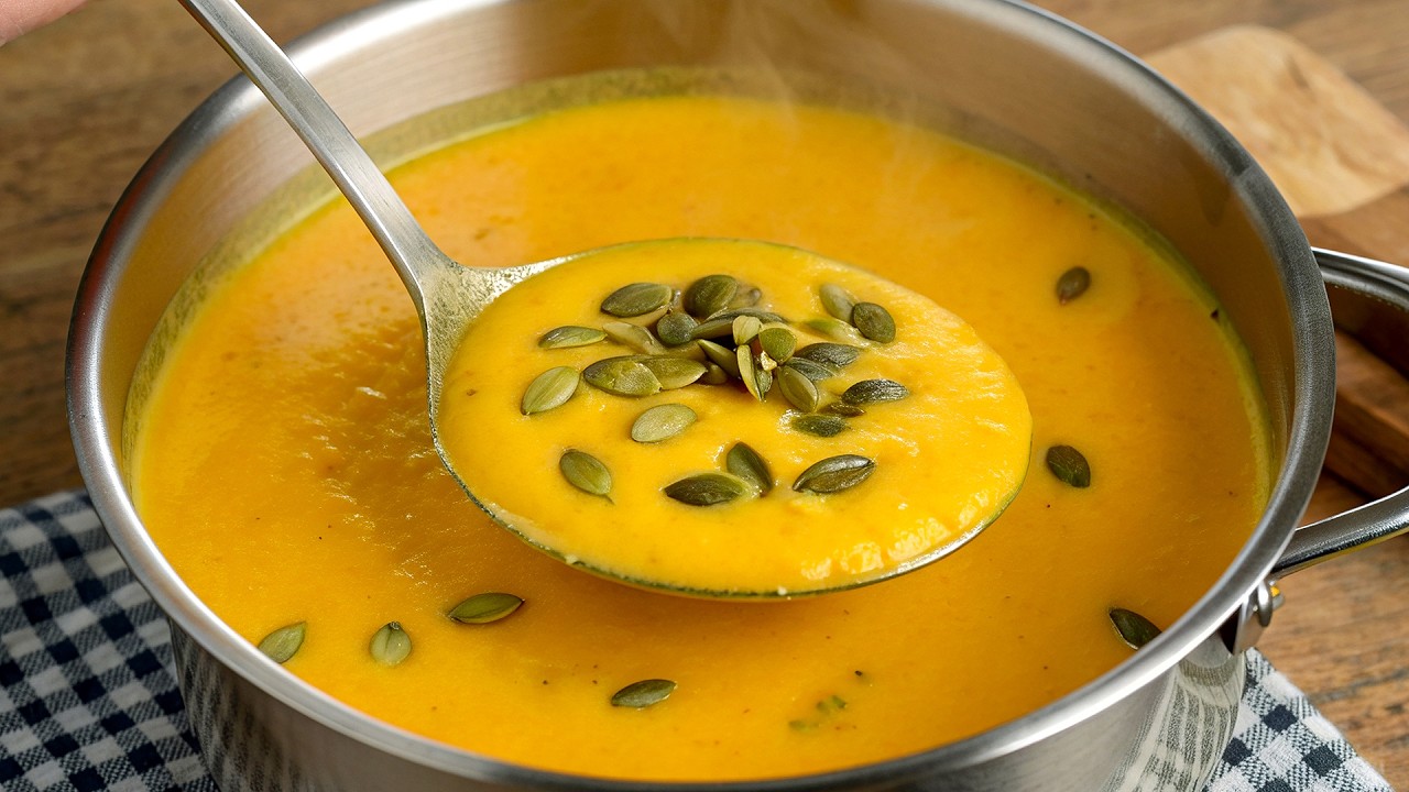 Diese Kürbissuppe hat mir eine Operation erspart! Jetzt koche ich jeden Tag Suppe!