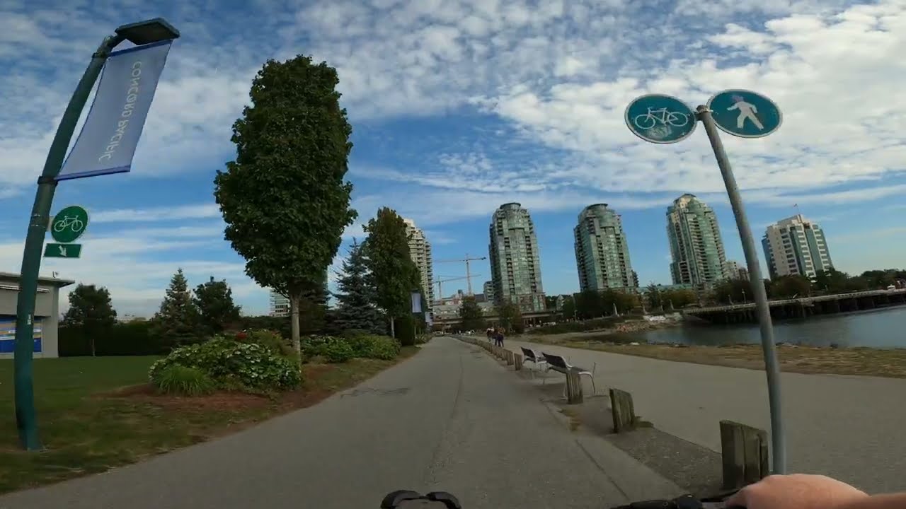 E-bike POV: Vancouver Seawall