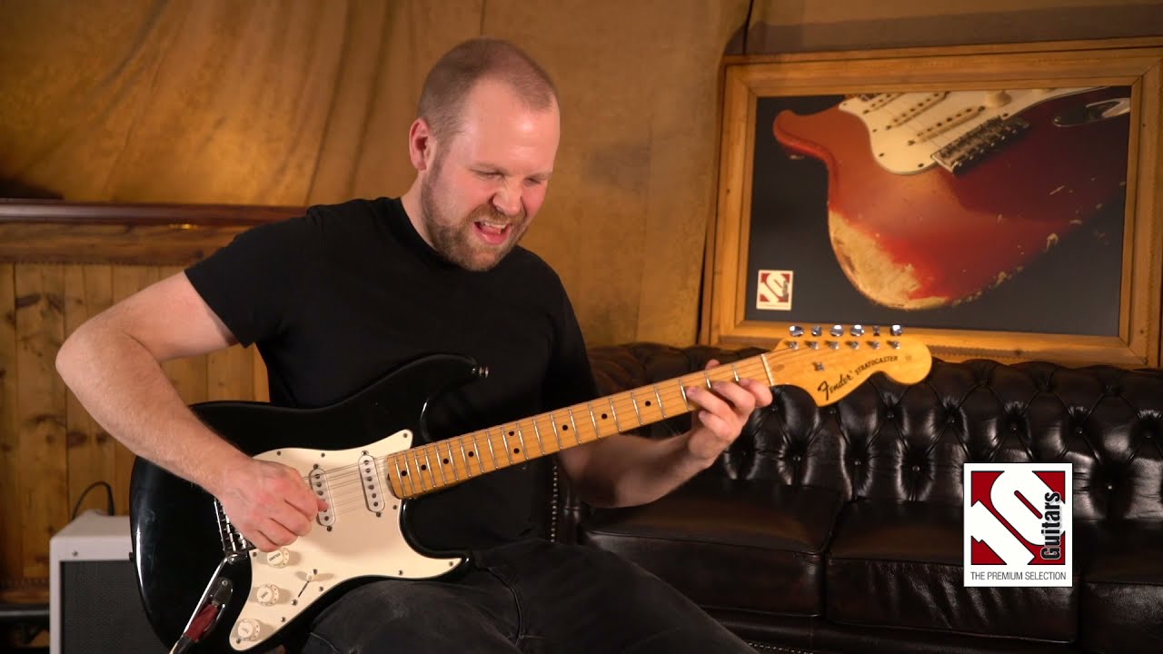 1971 Fender Stratocaster Black #322876 | Guitar Demo