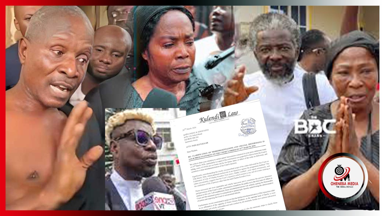 LIVE:Was Abusuapanin Tupac Missing From Kofi's Funeral?  Justice Kulendi's Firm Calls Out Baba Jamal