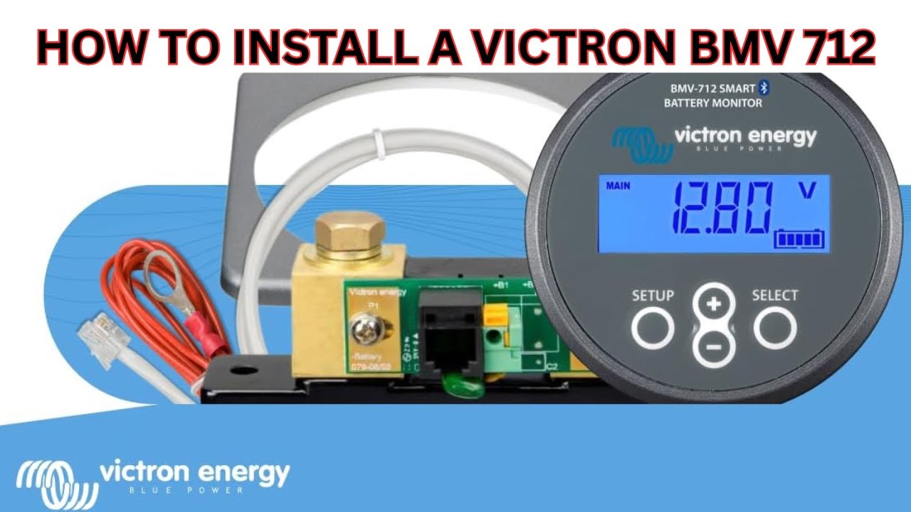 Как установить и настроить Bluetooth-монитор аккумулятора Victron BMV 712 | Руководство по устано...
