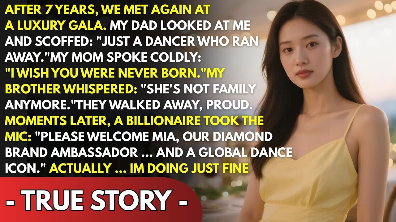 MY FAMILY CALLED ME ‘JUST A DANCER’ AT THE GALA — MINUTES LATER, A BILLIONAIRE NAMED ME AMBASSADOR