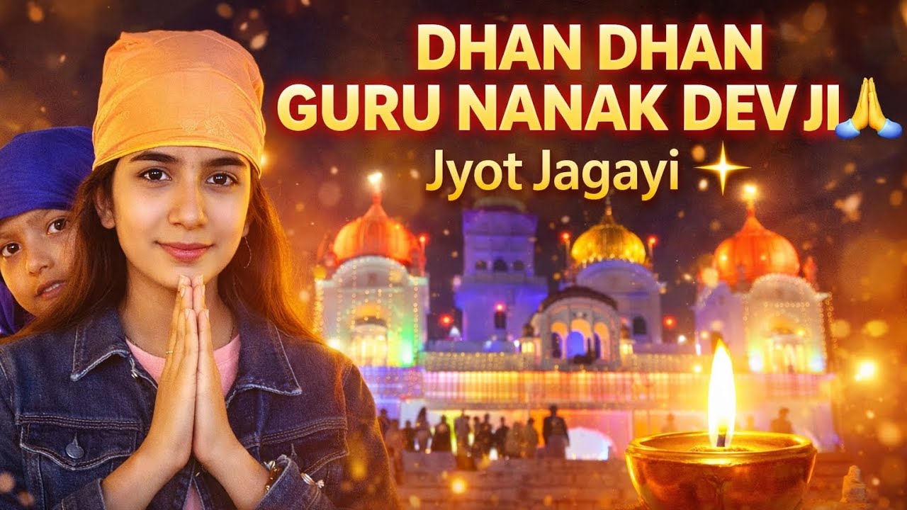 Gurudwara Darshan🙏 Sri Guru Nanak Dev Ji Ki Jyot Jagayi✨ Dil Ko Chu Jane Wala Vlog #waheguruji