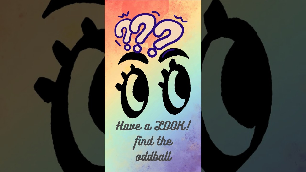 Have a LOOK! find the oddball