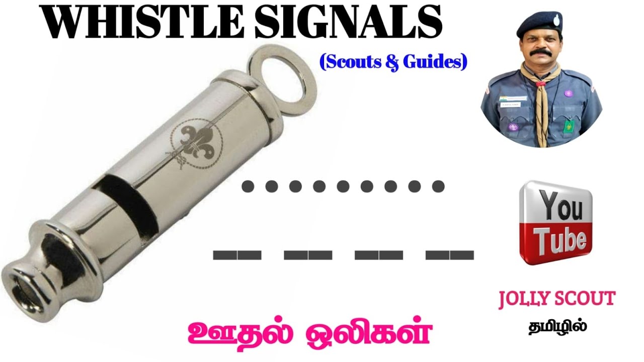 Whistle Signals # Scout & Guides #Jolly Scout