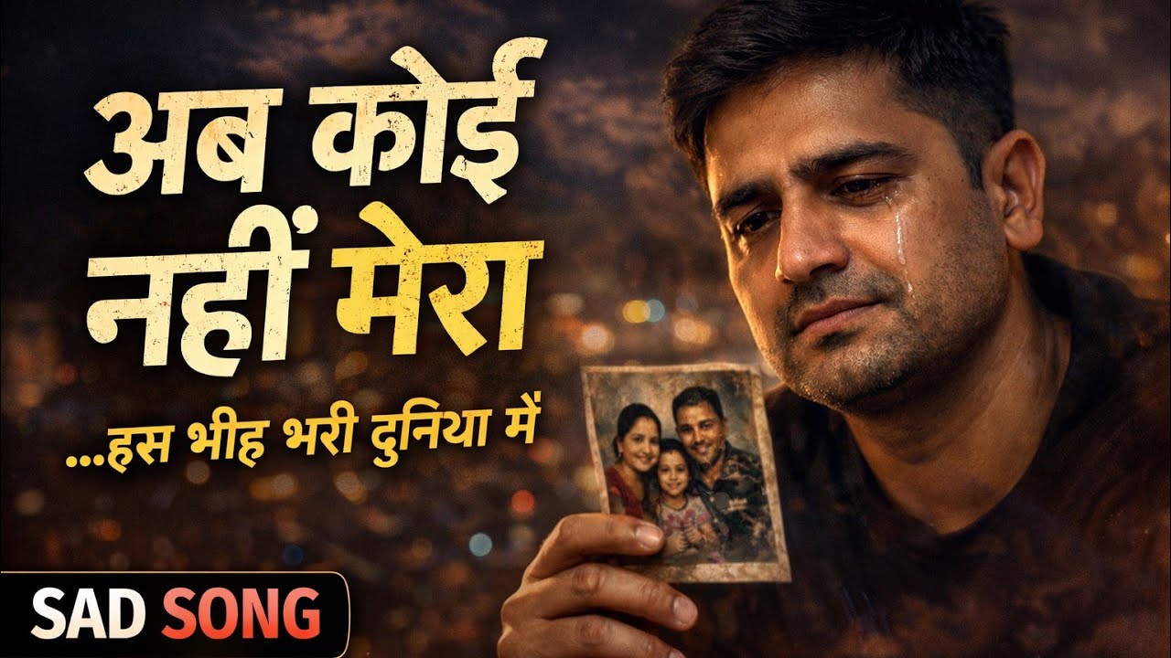 अब कोई नहीं मेरा 😢 | Sad Song 2026 | Heart Touching Sad Song | Alone Emotional Song