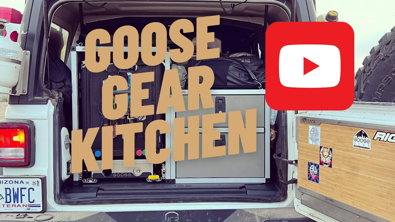Installed Goose Gear Camp Kitchen on my Jeep JL Rubicon #goosegear #jeep
