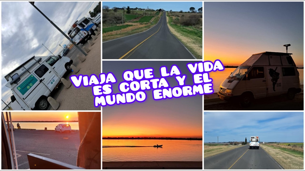 Así nos fue costeando el Río Paraná 😍