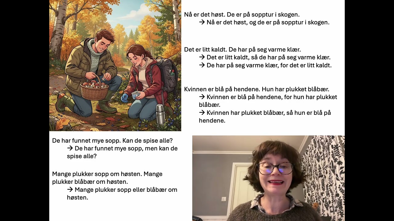 Å binde sammen setninger (A2/ B1)