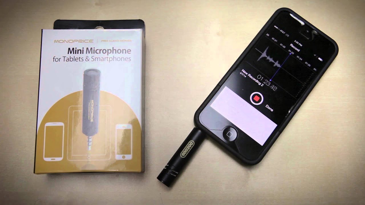 Mini Microphone for Tablets & Smartphones - Demo