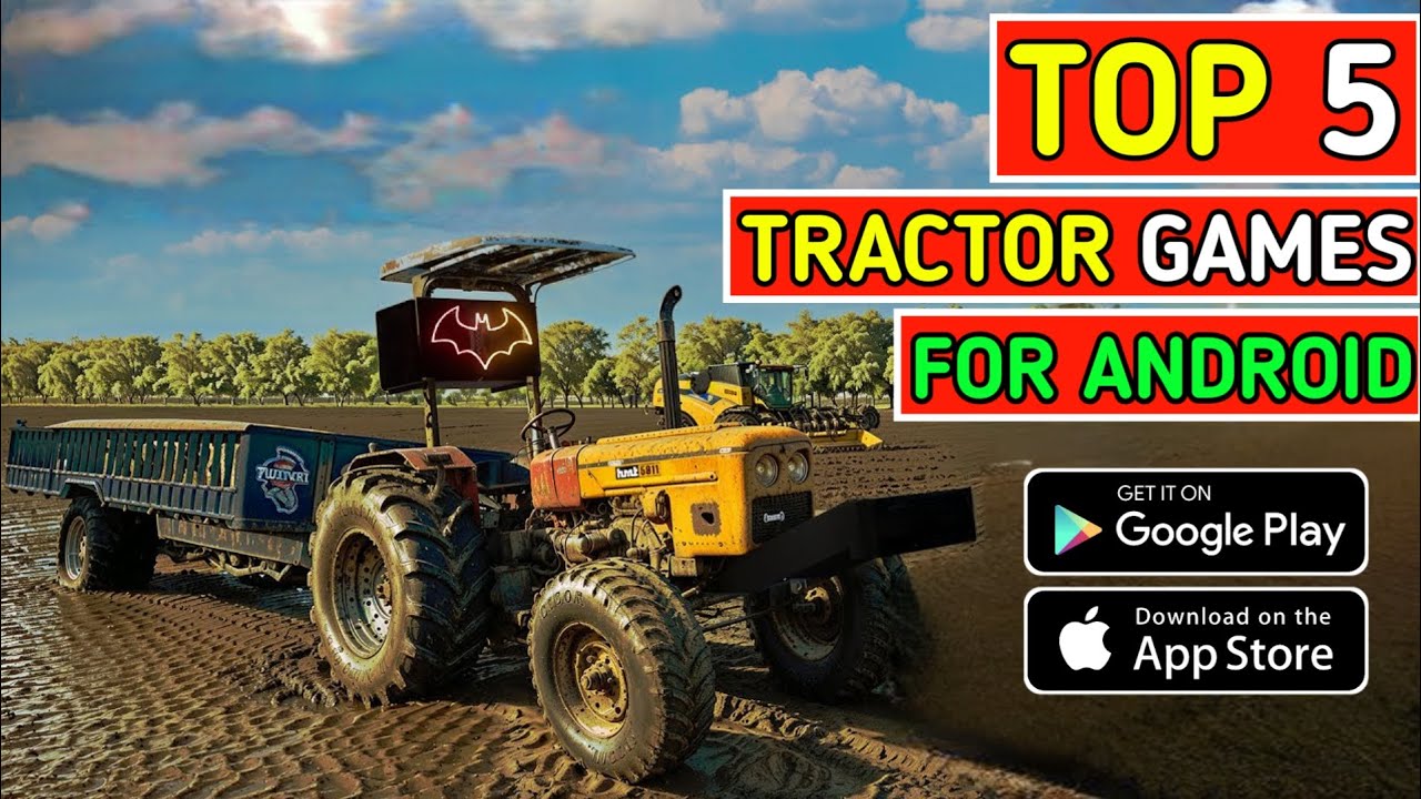 Top 5 Open World Tractor Games | Best Tractor Games For Android