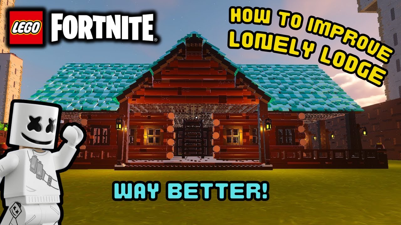 The Lonely Lodge in LEGO Fortnite, but WAY Better! (Build Guide)