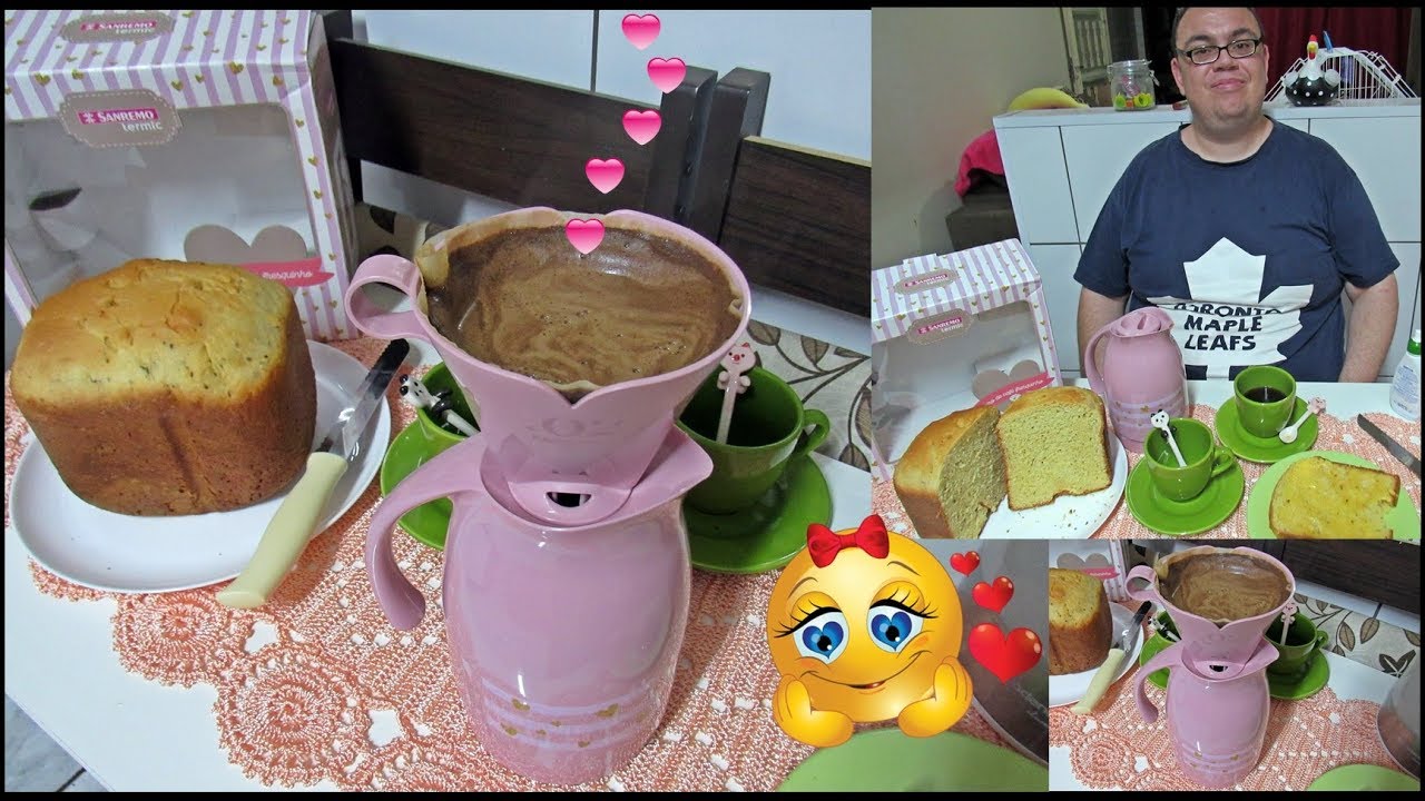 Antes de Utilizar a Garrafa Térmica Você Sabia Disso?Café e Broa de Fubá