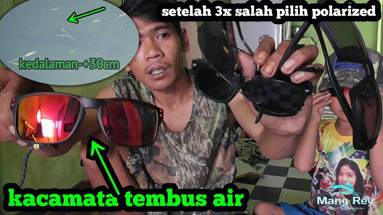 Kacamata polarized yg bagus untuk maser ikan