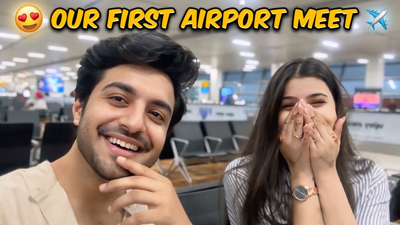 This is How We Finally Met in Real Life 🥹✨ | Airport Vlog Day 1✈️