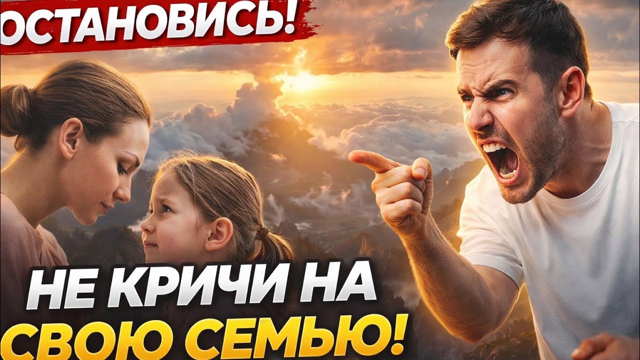Не кричите на свою семью! 