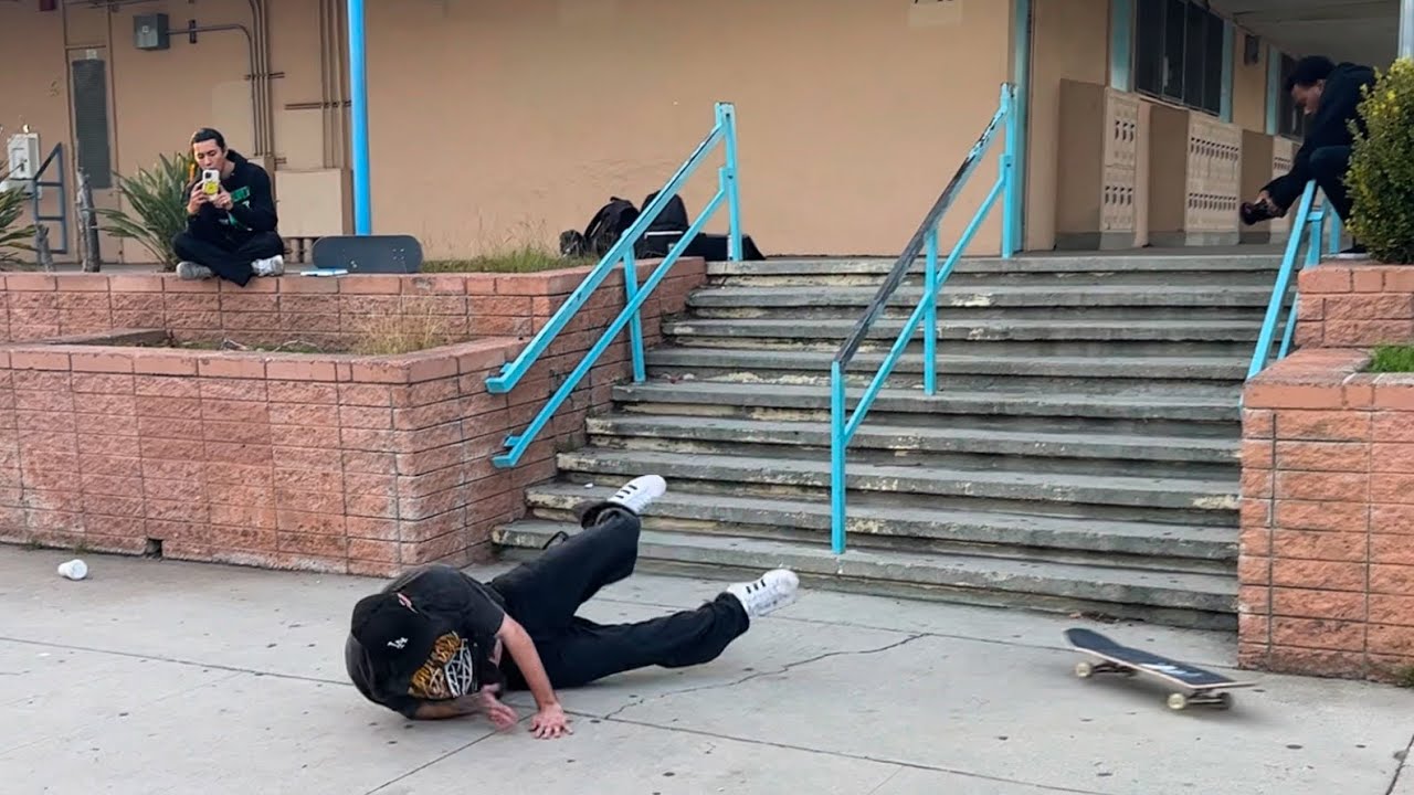 Skating A Famous Handrail!