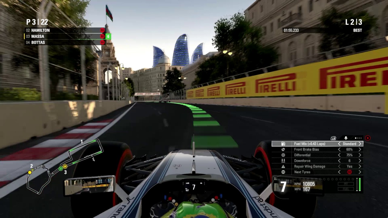 F1 2016 Quick Lap: Felipe Massa at Baku, Azerbaijan