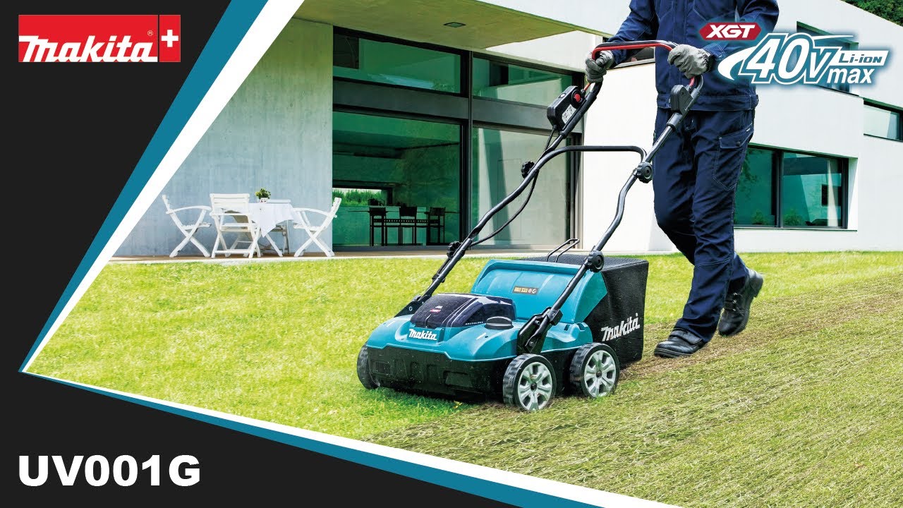 Makita UV001G - Akku-Vertikutierer/Scarificateur à accu 40Vmax