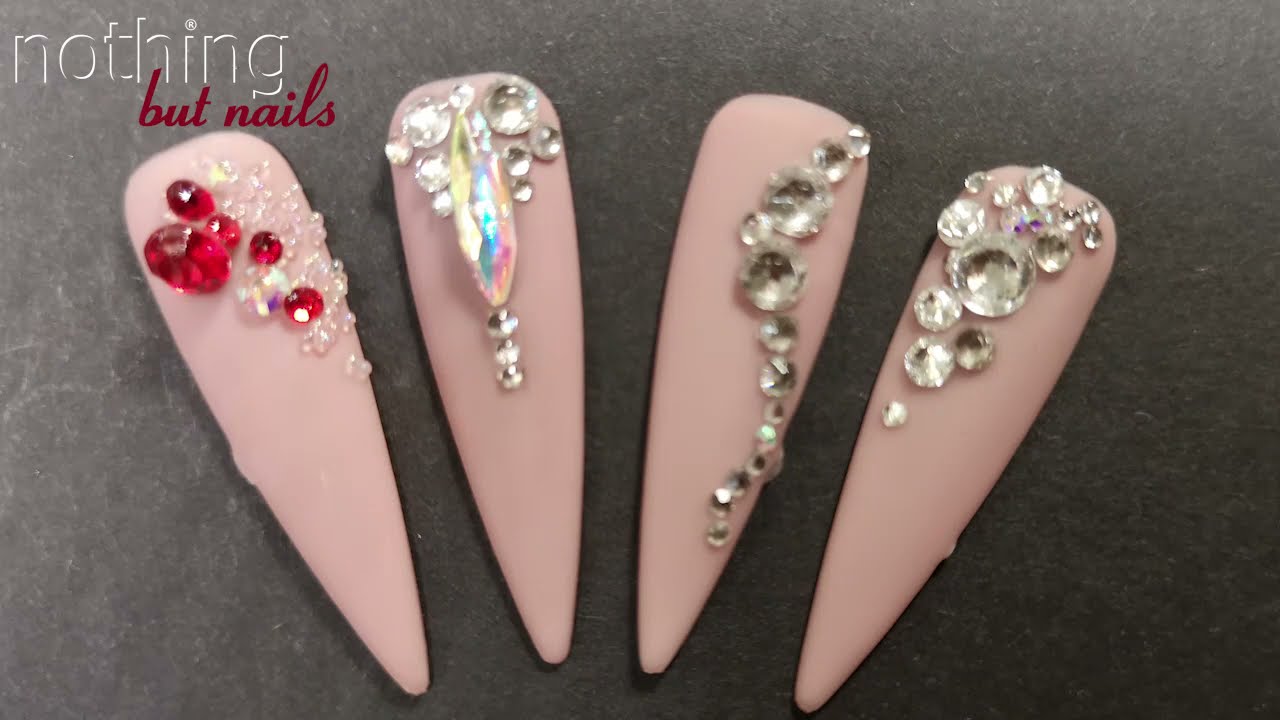 wie lege ich Strass? nailart