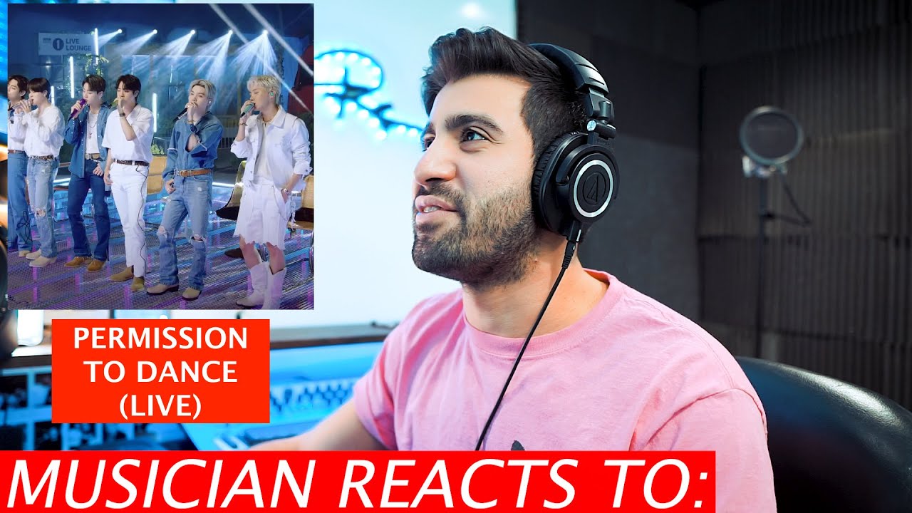 BTS - Permission To Dance (BBC Live) - Musician's Reaction