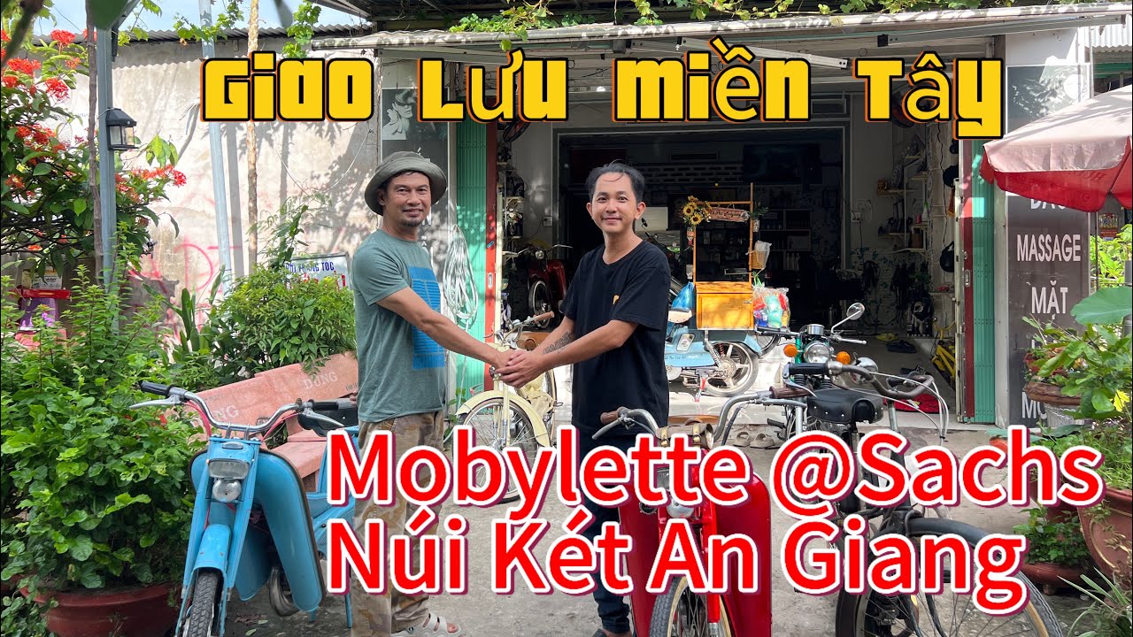Đem xe  cổ về An giang Tiết Cương được Tài xe độc ưu tiên đổi xe Mobylette xịn
