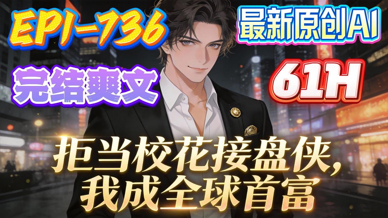 【💥完结爽文💥】《拒当校花接盘侠，我成全球首富》第1-736集 | 离婚当天，竟被校花拉去为三胞胎签字当接盘侠。楚云拒绝，校花颤声：孩子是你的！话音未落，神豪系统绑定——原来当爹才是他万亿财富的开始。