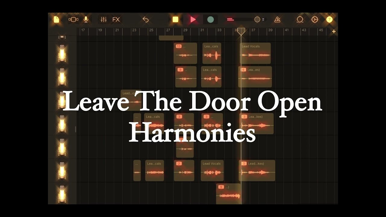 Leave The Door Open Harmonies