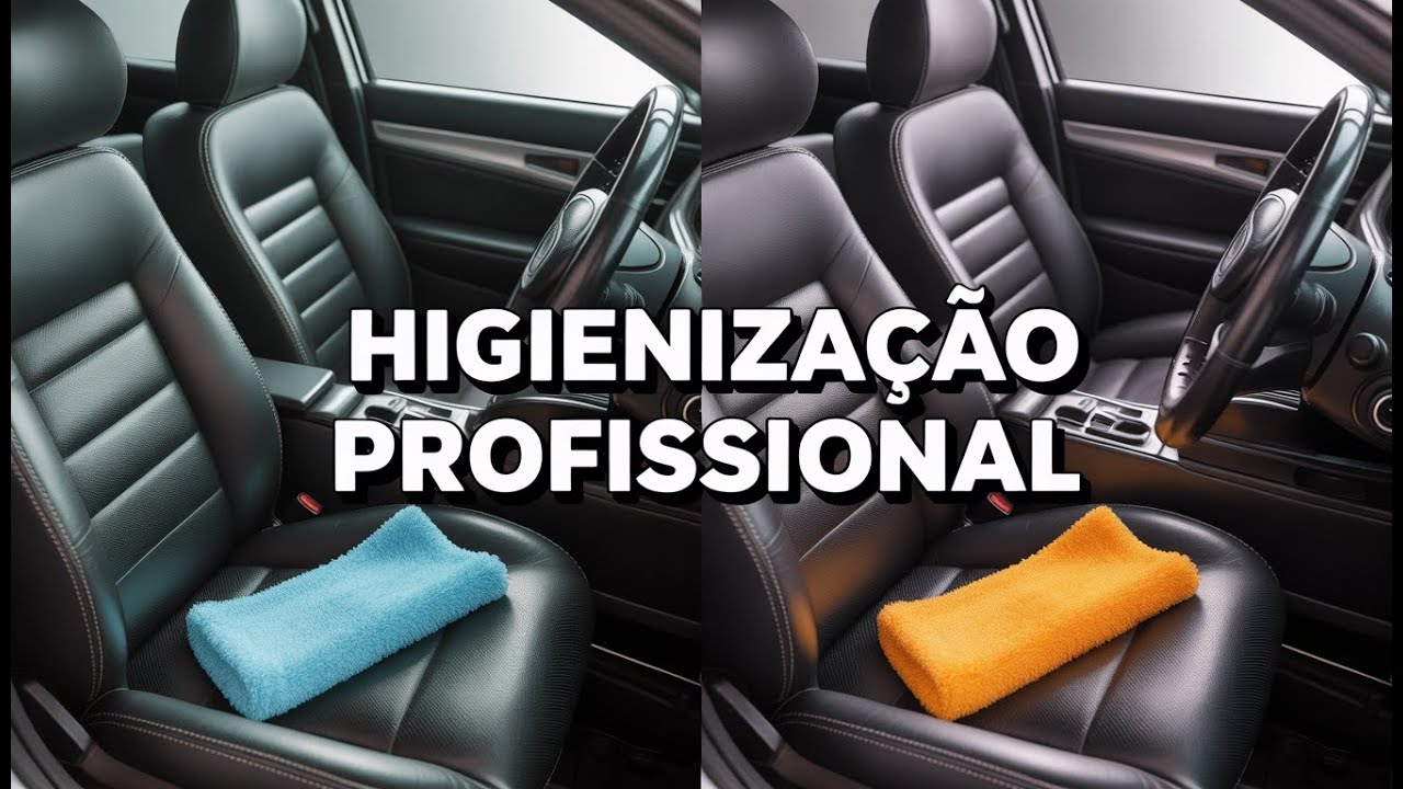 Higienização de estofado de carro com aspiração do carpete!