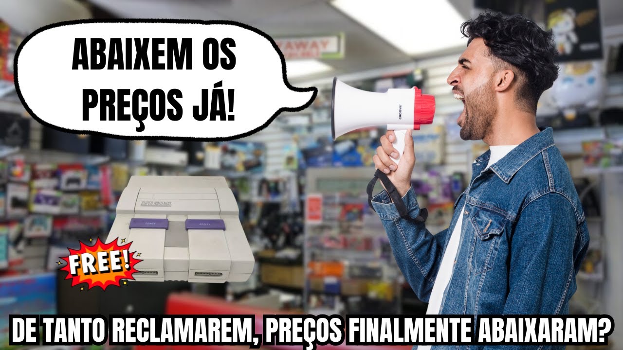 O pre&ccedil;o dos retrogames FINALMENTE caiu&hellip; ser&aacute;?