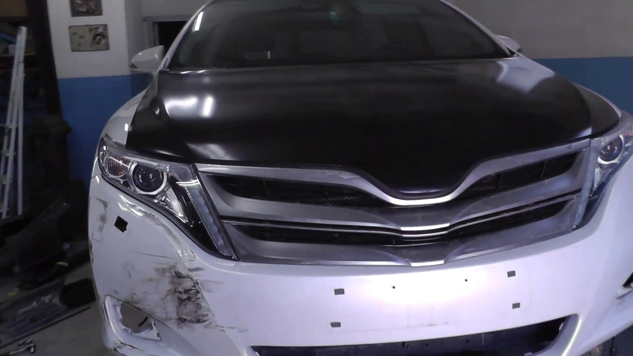 Toyota Venza. Дотяжка морды. И опять наборка.