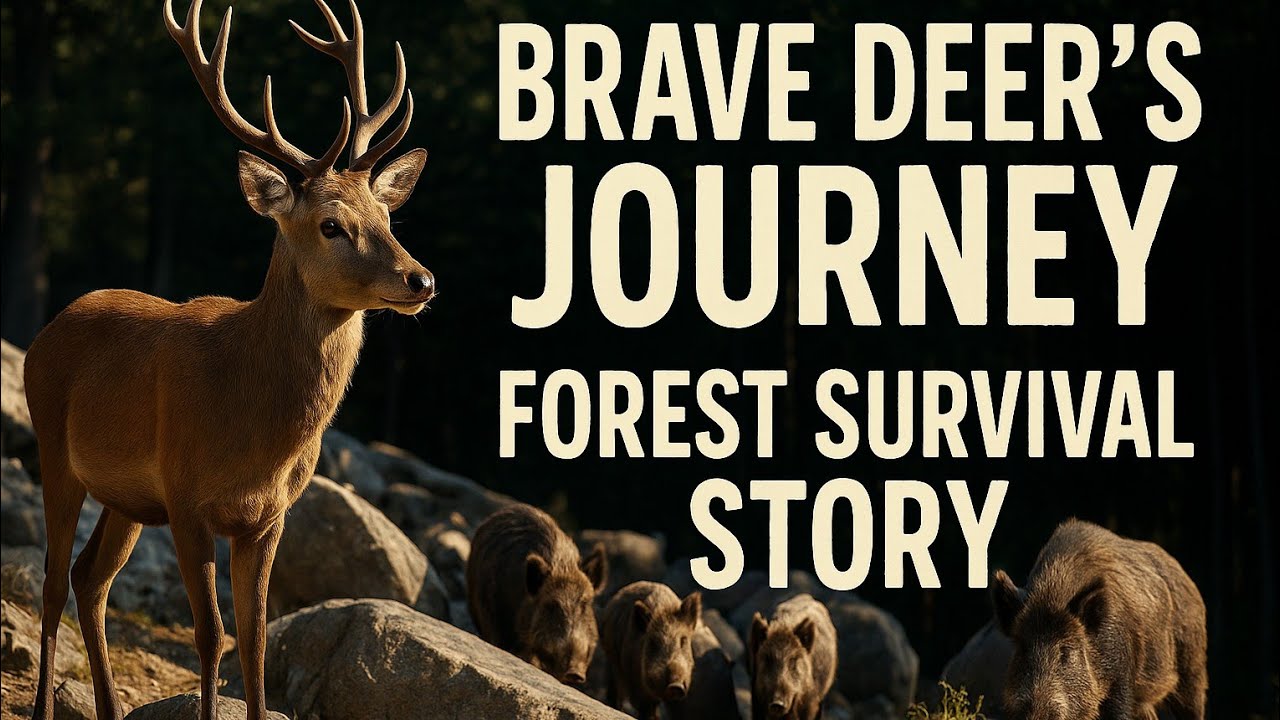 “The Brave Deer’s Forest Journey | Inspirational Animal Story” 