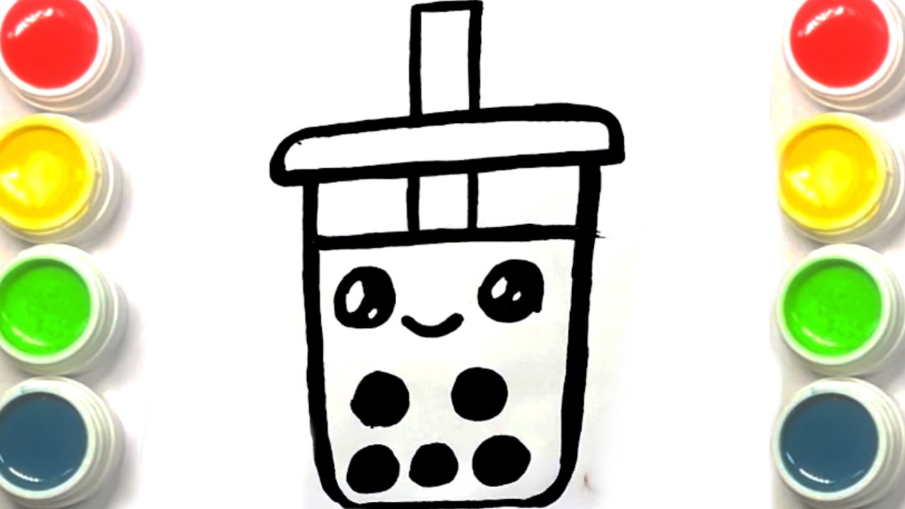 HOW TO DRAW A CUTE DRINK MILK COFFEE ,STEP BY STEP, EASY,FAST, DRAWING, PAINTING FOR KIDS,TODDLERS