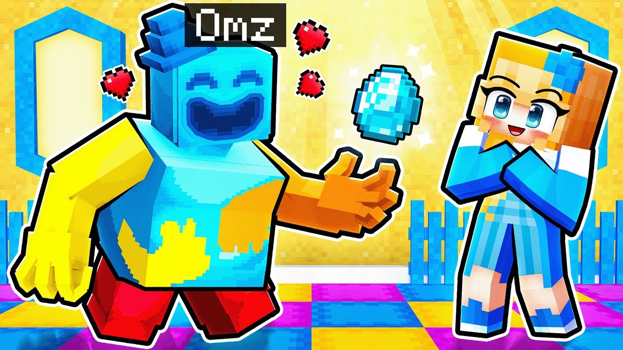 Playing Minecraft As A HELPFUL DOEY the Doughman!
