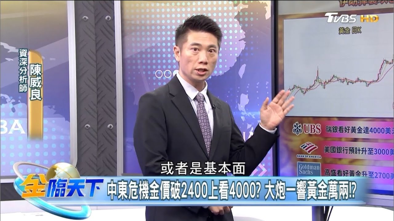 【金臨天下】黃金牛市不可動搖？ 金價上看4千美元 黃金ETF能上車？｜2024.04.15.