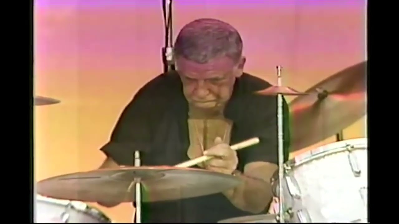 Buddy Rich drum solo at the Chigaco jazz festival 1985