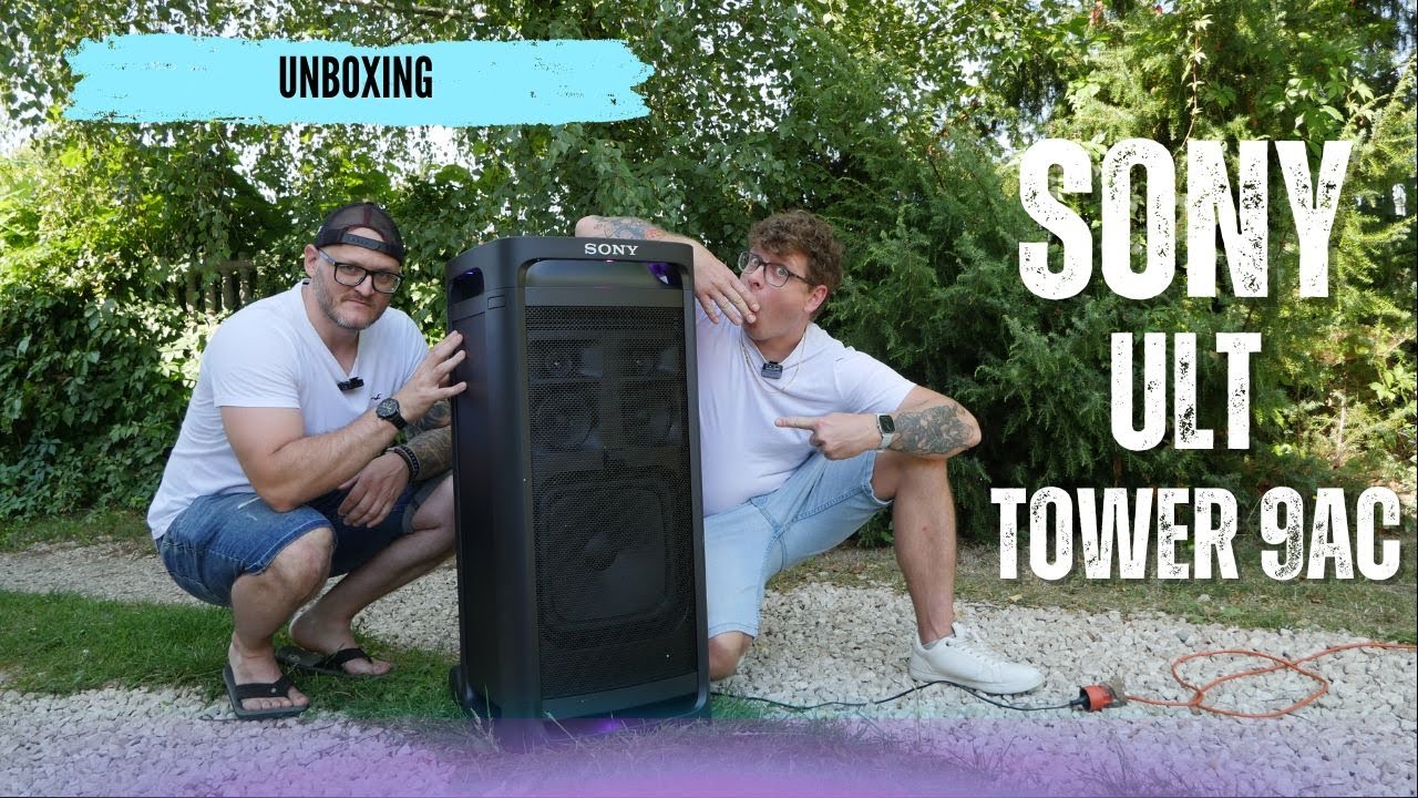 Sony ULT Tower 9AC - unboxing ogromnej wieży głośników!
