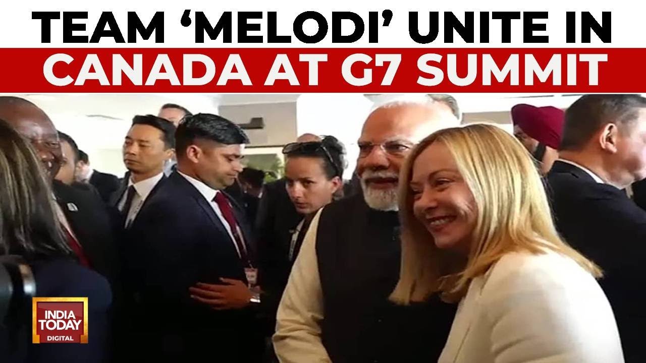 G7: PM Modi Meets Italy PM Giorgia Meloni In Canada , Says 'India-Italy Ties Set To Get Stronger'