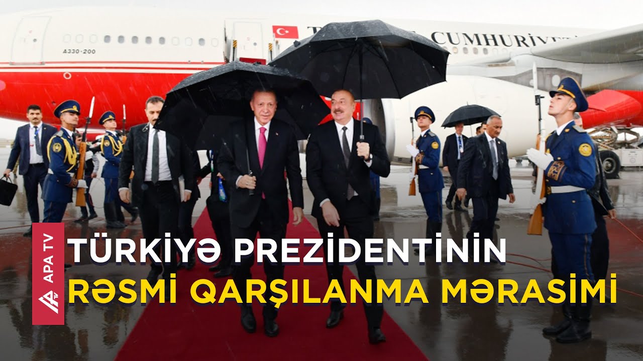 Prezident İlham Əliyev Naxçıvanda Rəcəb Tayyib Ərdoğanı qarşıladı – APA TV