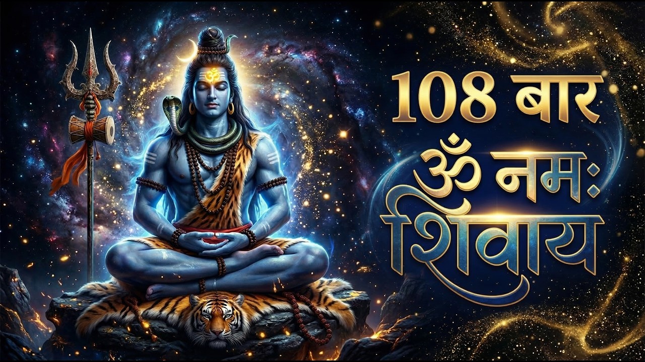 ॐ नमः शिवाय मंत्र जाप LIVE | Morning Shiv Mantra Chant | Positive Energy Meditation