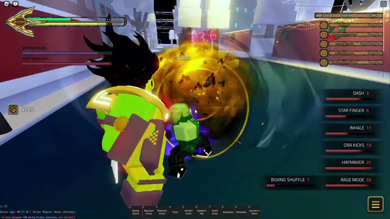[YBA] AUTIST EAGLE CHILD TORNADO CANT UNDERSTAND THAT IM UP4LIFE ON HIM